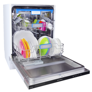 Посудомоечная машина Maunfeld MLP 12IM с загруженной посудой