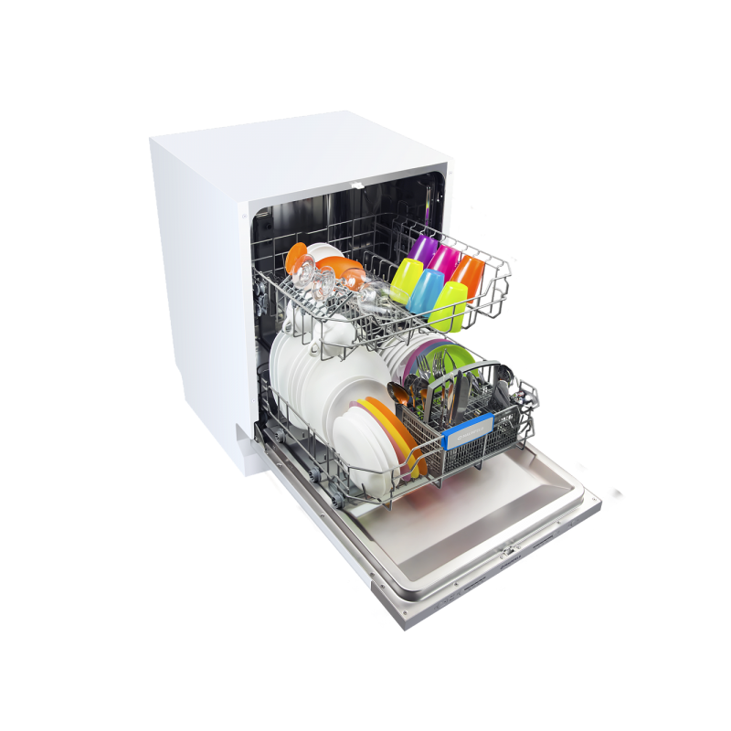 Посудомоечная машина Maunfeld MLP 12S с загруженной посудой