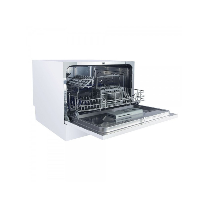 Посудомоечная машина Maunfeld MLP 06S с открытой дверцей вид сбоку