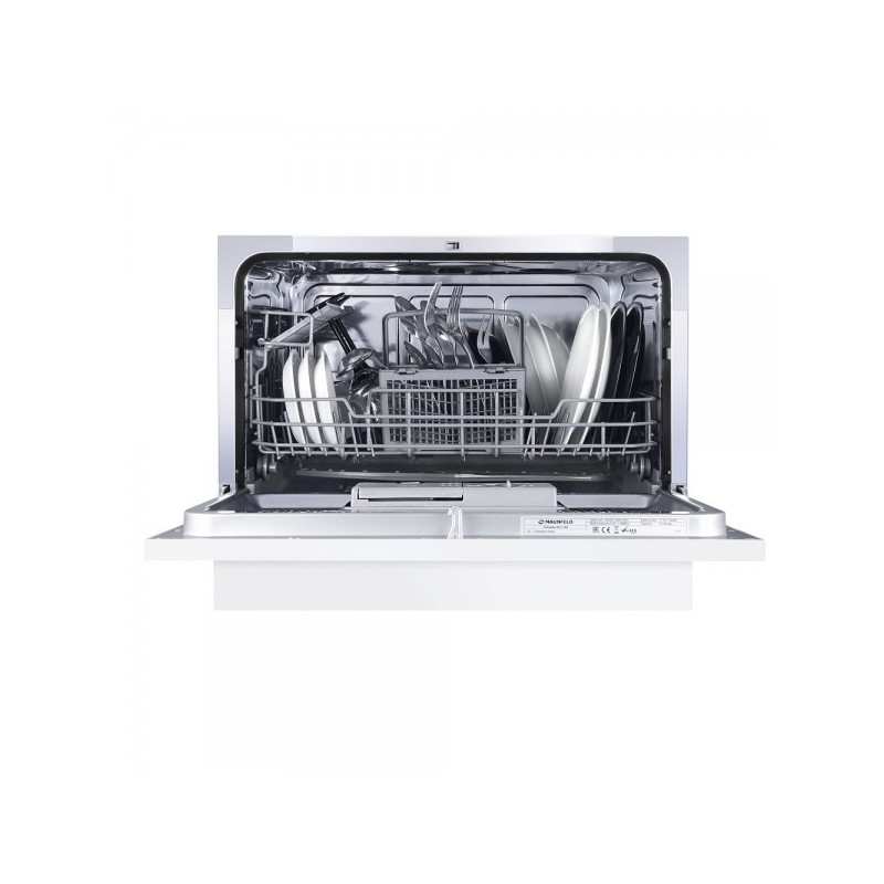 Посудомоечная машина Maunfeld MLP 06S с загруженной посудой