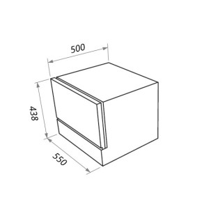Посудомоечная машина Maunfeld MLP 06S размеры