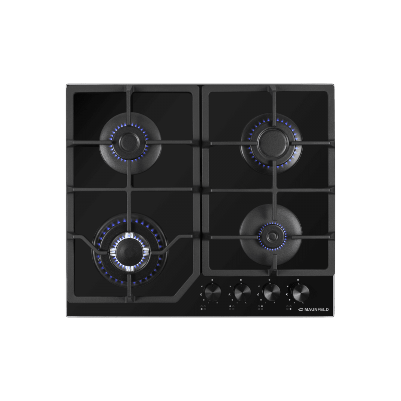 Газовая варочная панель Maunfeld EGHG.64.43CB/G Black вид сверху