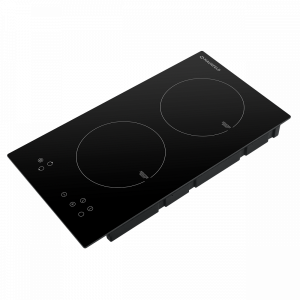 Индукционная варочная панель Maunfeld EVI.292-BK Black вид сбоку