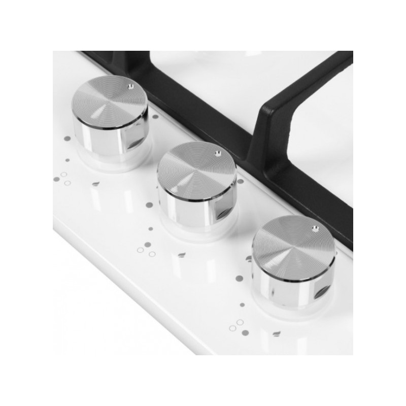 Газовая варочная панель Maunfeld EGHE.43.33CW/G White ручки