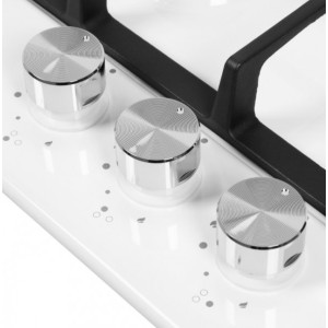 Газовая варочная панель Maunfeld EGHE.43.33CW/G White ручки