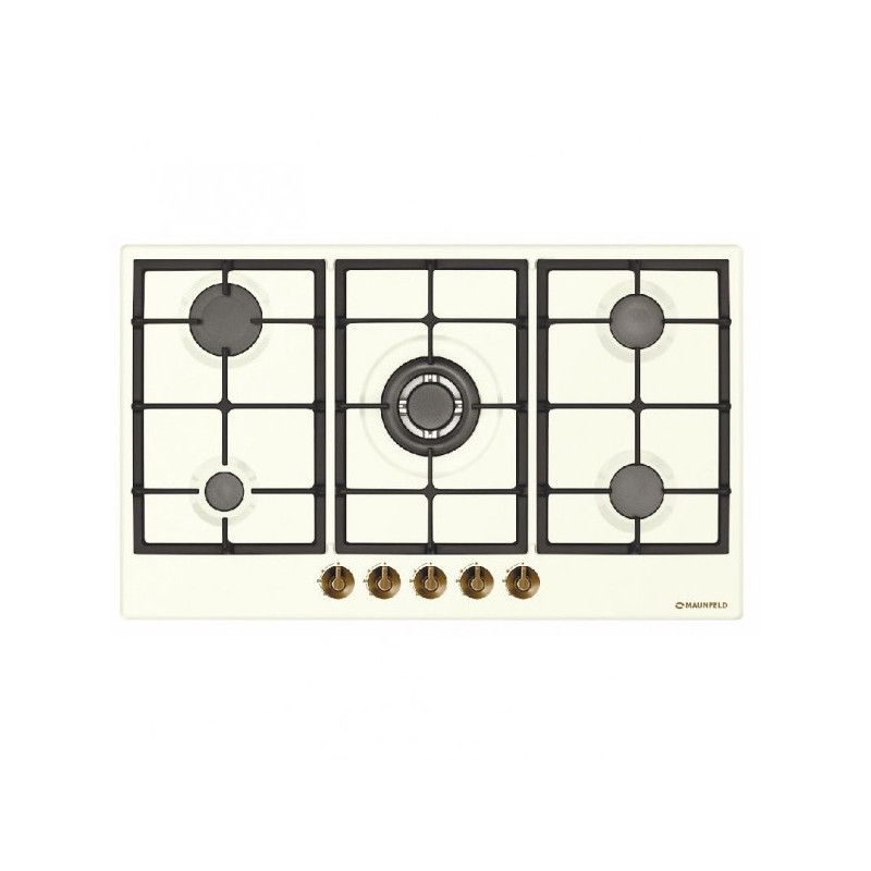 Газовая варочная панель Maunfeld EGHE.95.33CBG.R/G Ivory