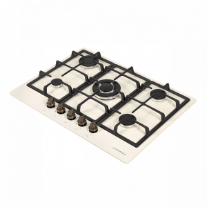 Газовая варочная панель Maunfeld EGHE.75.33CBG2.R/G Ivory вид сбоку