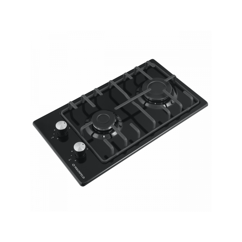 Газовая варочная панель Maunfeld EGHE.32.3EB/G Black вид сбоку