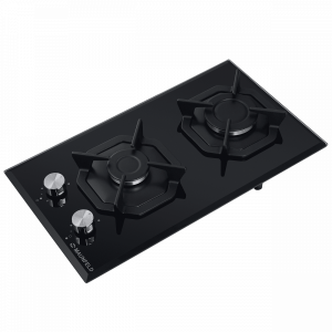 Газовая варочная панель Maunfeld EGHG.32.2CB/G Black вид сбоку