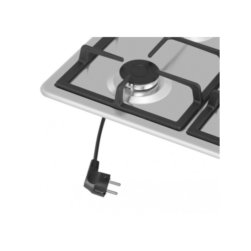 Газовая варочная панель Maunfeld EGHS.75.33CS/G Inox шнур