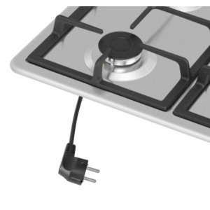 Газовая варочная панель Maunfeld EGHS.75.33CS/G Inox шнур