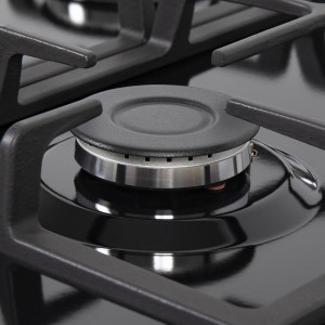 Конфорка варочной панели Maunfeld EGHE.75.33CB.R/G Black вид сбоку