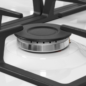 Конфорка варочной панели Maunfeld EGHE.75.33CW/G White вид сбоку