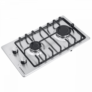 Газовая варочная панель Maunfeld EGHS.32.3ES/G Inox вид сбоку