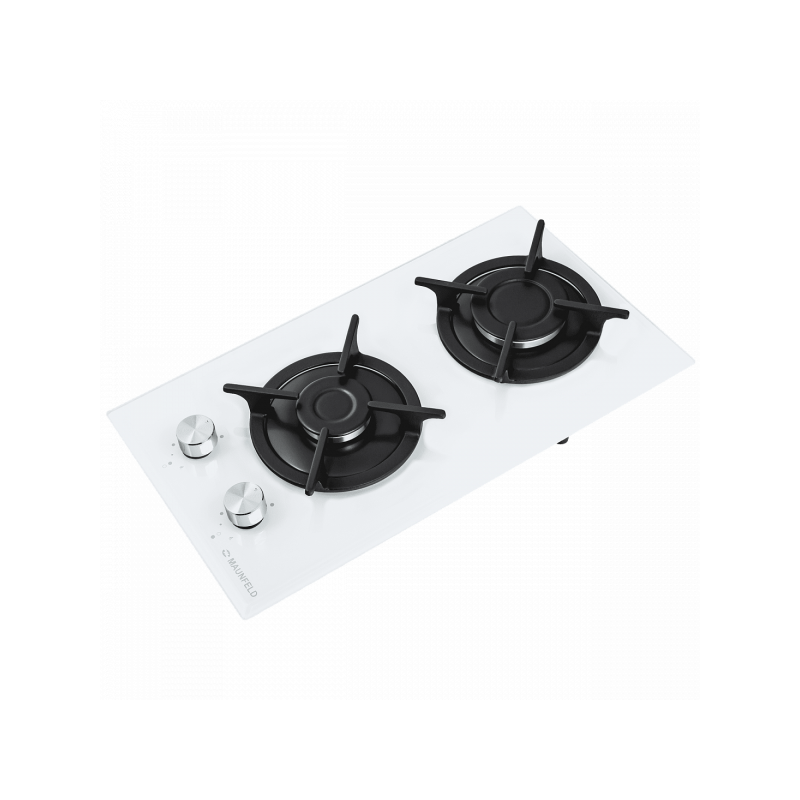 Газовая варочная панель Maunfeld EGHG.32.1CW/G White вид сбоку