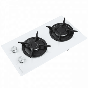 Газовая варочная панель Maunfeld EGHG.32.1CW/G White вид сбоку