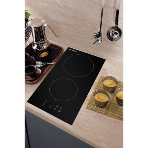 Электрическая варочная панель Maunfeld EVCE.292 Black в интерьере