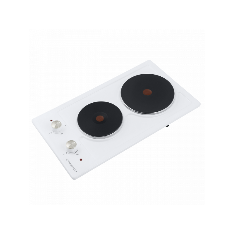 Электрическая варочная панель Maunfeld EEHE.32.4W White вид сбоку