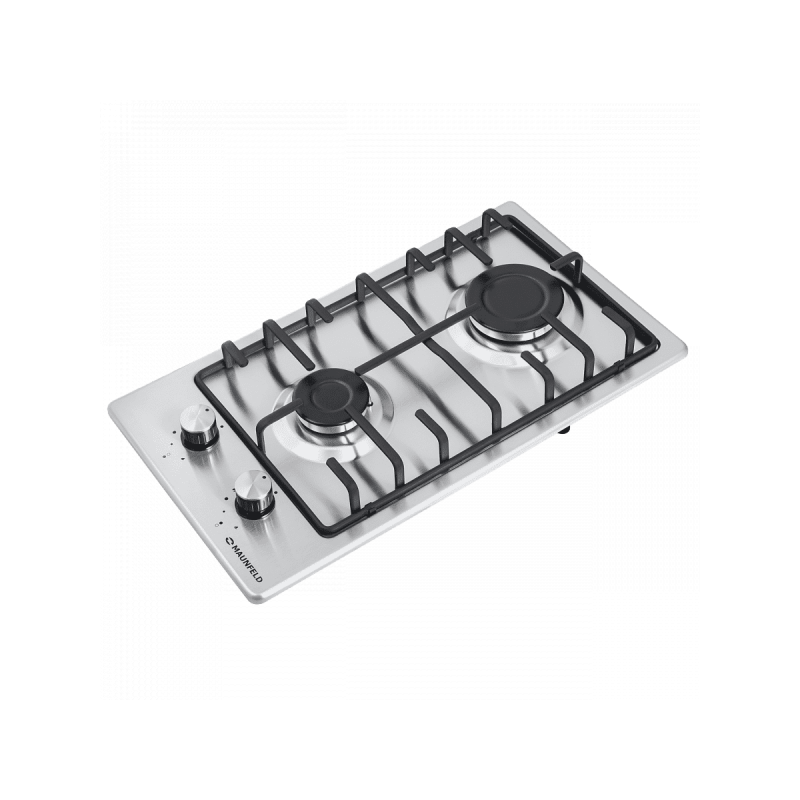 Газовая варочная панель Maunfeld EGHS.32.3ES Inox вид сбоку