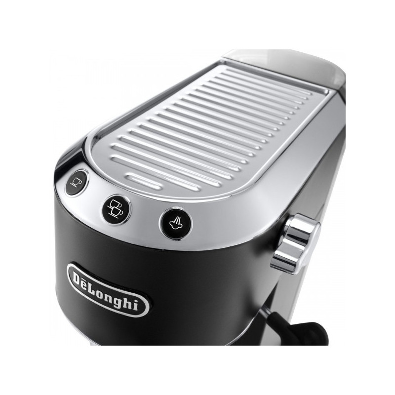 Подогрев чашек в кофеварке DeLonghi Dedica Style EC 685.BK