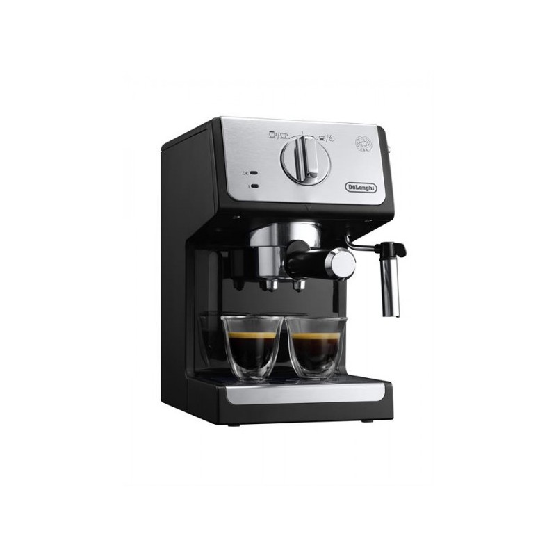 Приготовление 1 или 2 чашек в кофеварке DeLonghi Active Line ECP 33.21.BK