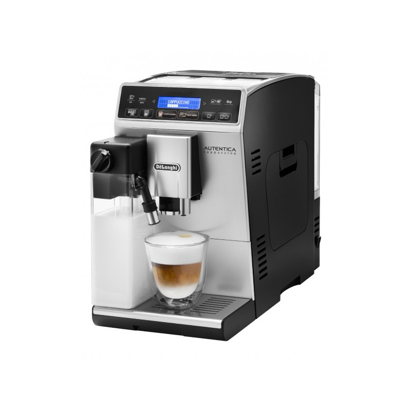 Вид сбоку на кофемашину DeLonghi Autentica Cappuccino ETAM29.660.SB