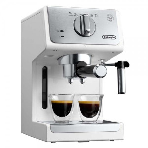 Приготовление 1 или 2 чашек в кофеварке DeLonghi Active Line ECP 33.21.W