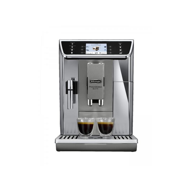 Приготовление 2 чашек в кофеварке DeLonghi PrimaDonna Elite ECAM 650.55.MS