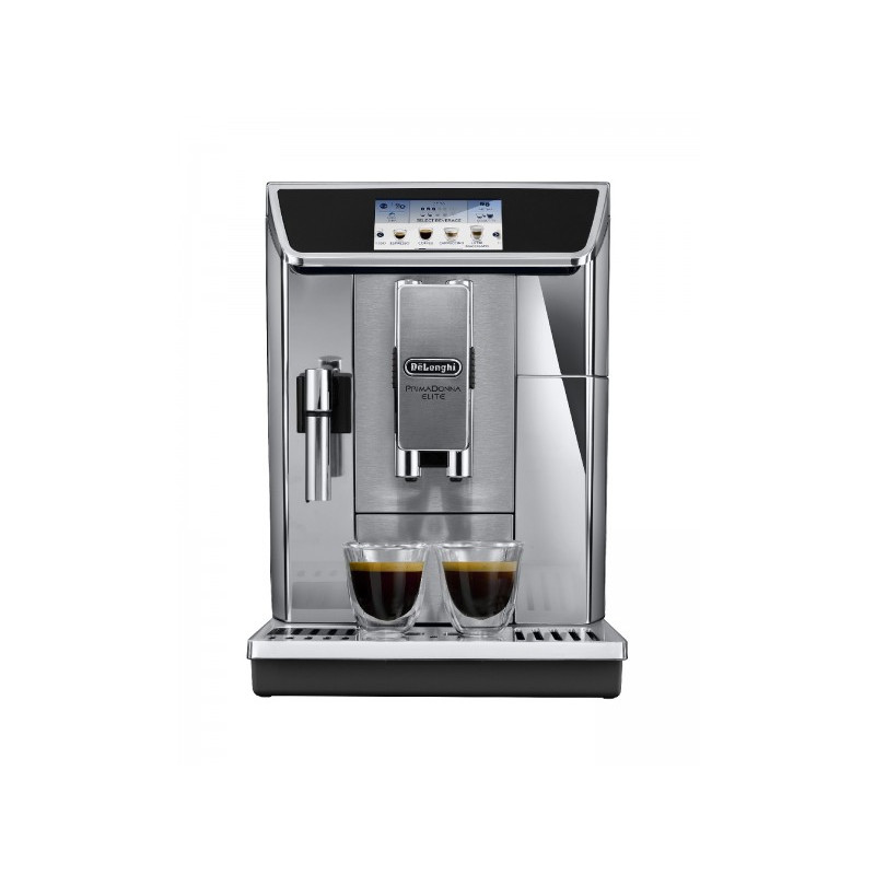 Приготовление 2 чашек в кофемашине DeLonghi PrimaDonna Elite ECAM 650.75.MS