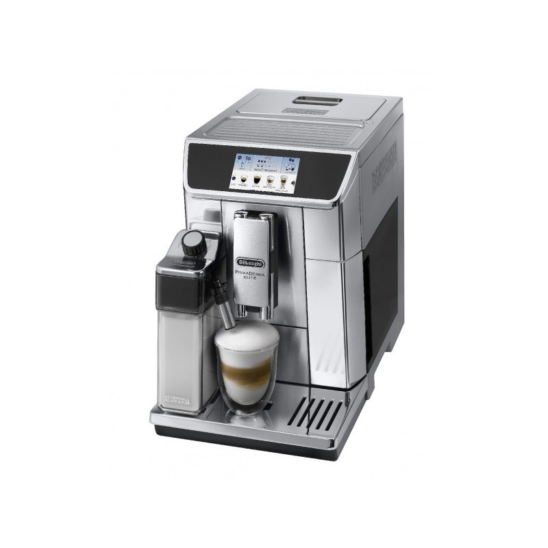 Вид сбоку на кофемашину DeLonghi PrimaDonna Elite Experience ECAM 650.85.MS