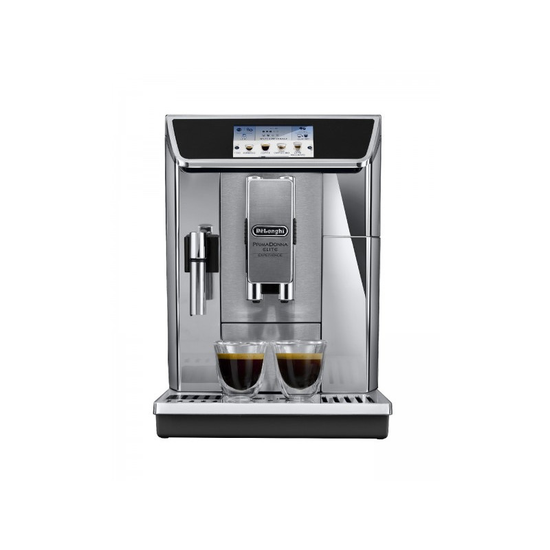 Приготовление 2 чашек в кофемашине DeLonghi PrimaDonna Elite Experience ECAM 650.85.MS