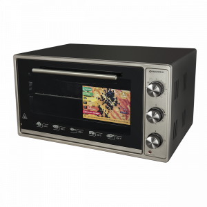 Мини-печь Maunfeld СEMOB.363.S1 Inox вид сбоку