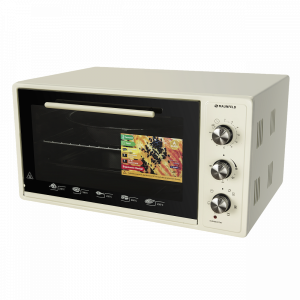 Вид сбоку мини-печи Maunfeld СEMOA.456.I Beigev