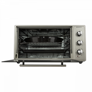 Мини-печь Maunfeld СEMOA.456.S1 Inox с открытой дверцей