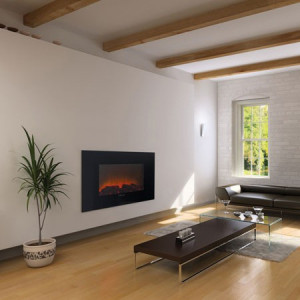 Электрокамин Electrolux EFP/W-1250ULS в стене