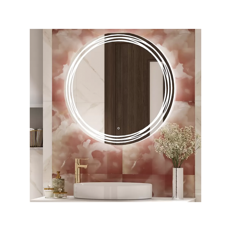 Зеркало Континент Talisman Led 77x77 в интерьере