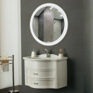 Зеркало Континент Rinaldi Led 64.5x64.5 в ванной