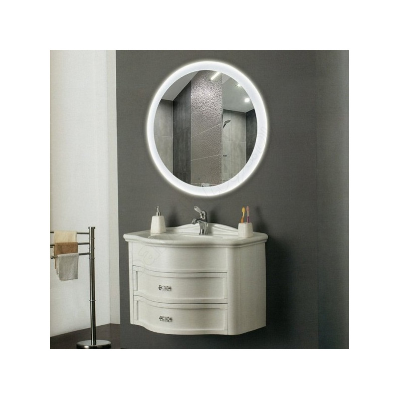 Зеркало Континент Rinaldi Led 77x77 в ванной