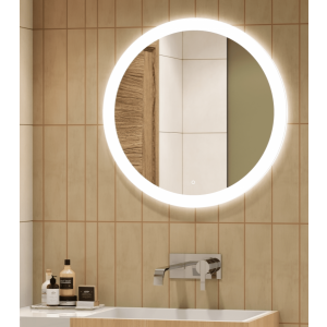 Зеркало Континент Rinaldi Led 77x77 в интерьере