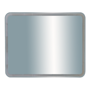 Зеркало Misty 3 Неон Led 100х80  (сенсор на корпусе)