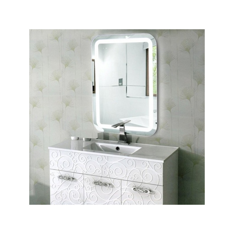 Зеркало Континент Lucia Led 80x90 в ванной