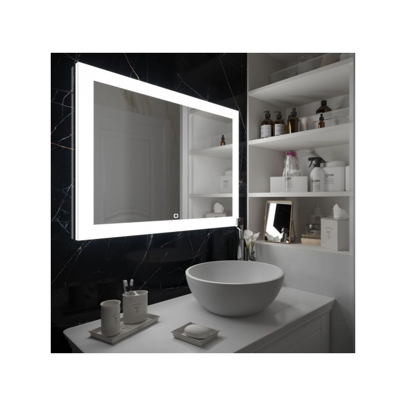 Зеркало Континент Relax Led  90x70 в ванной