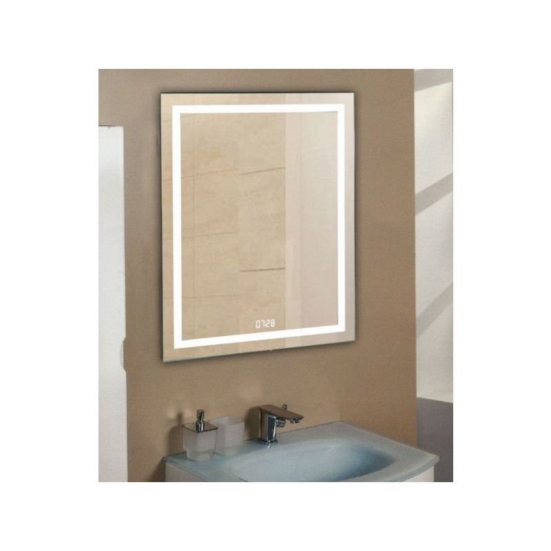 Зеркало Континент Verte Led 80x90 на стене