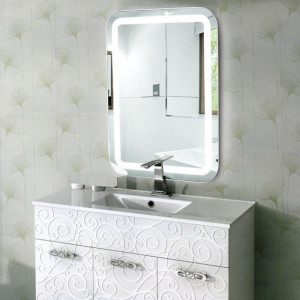 Зеркало Континент Lucia Led 55x80 в ванной