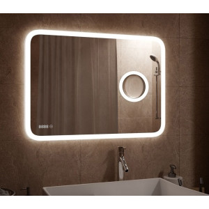 Зеркало Континент Bliss Led 90x70 на стене