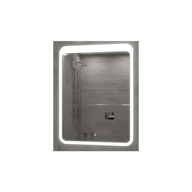 Зеркало Континент Lacio Led 60x80 на стене