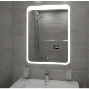 Зеркало Континент Lacio Led 60x80 в ванной