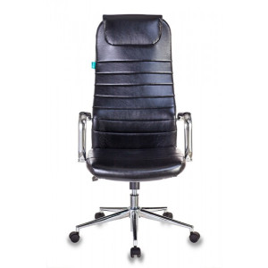 Кресло компьютерное Бюрократ KB-9N ECO черный вид спереди