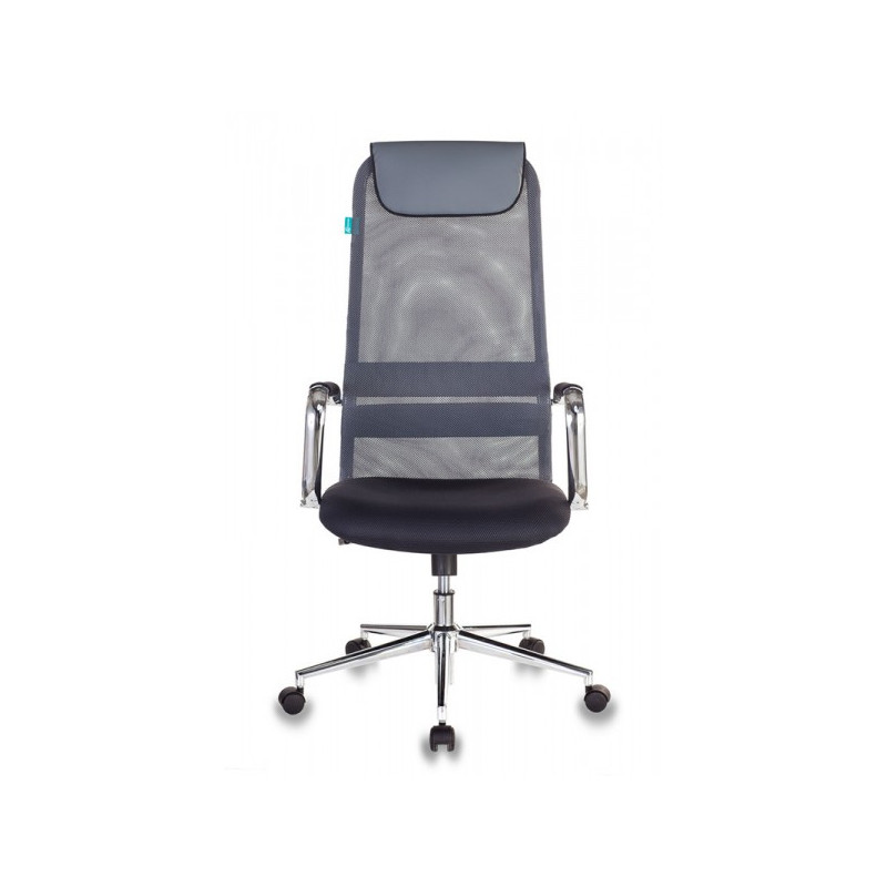 Кресло компьютерное Бюрократ KB-9N серый вид спереди