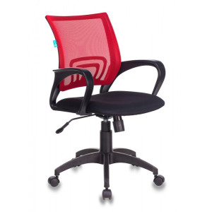 Кресло компьютерное Бюрократ CH-695N черный/красный